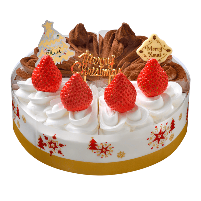 苺とチョコの切れてるケーキ６号