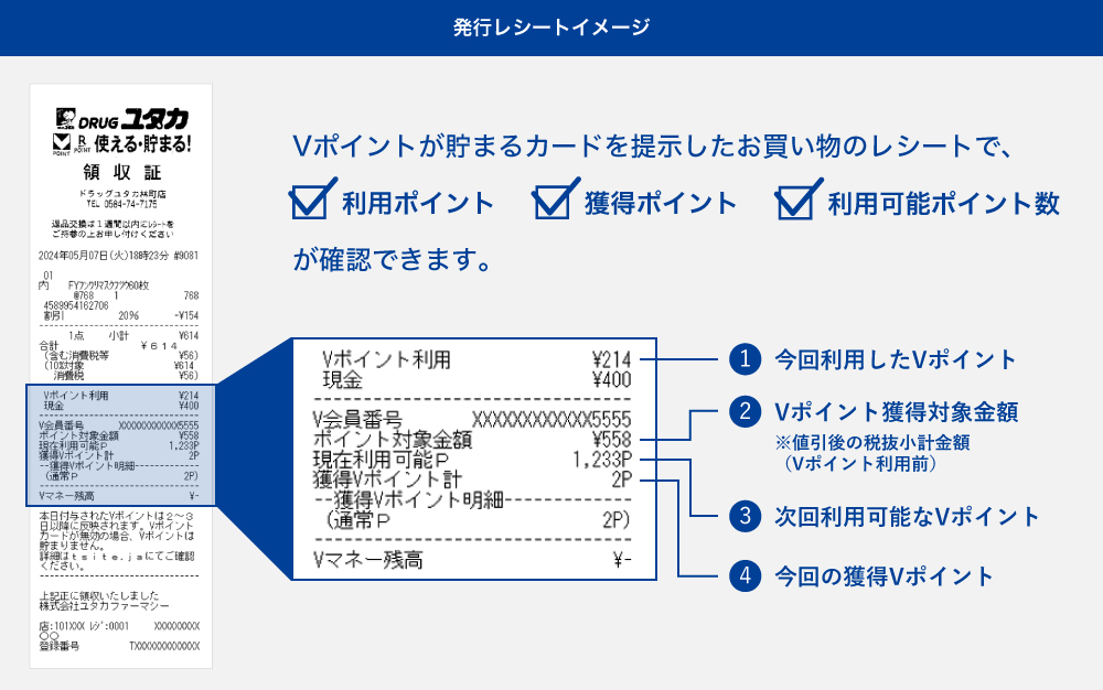 発行レシートイメージ