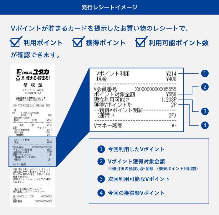 発行レシートイメージ